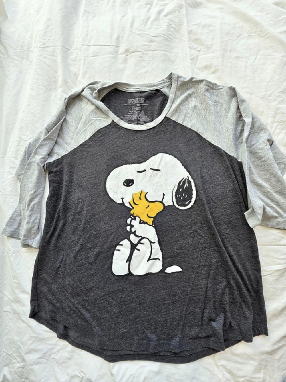 Peanuts Snoopy graphic raglan tee Size 2X/2X/2T